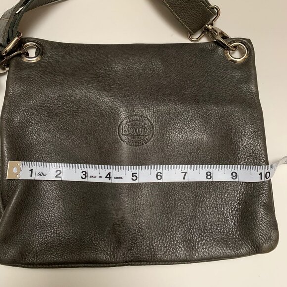 Vintage Roots Grey Leather Village Crossbody Bag - Picture 6 of 7